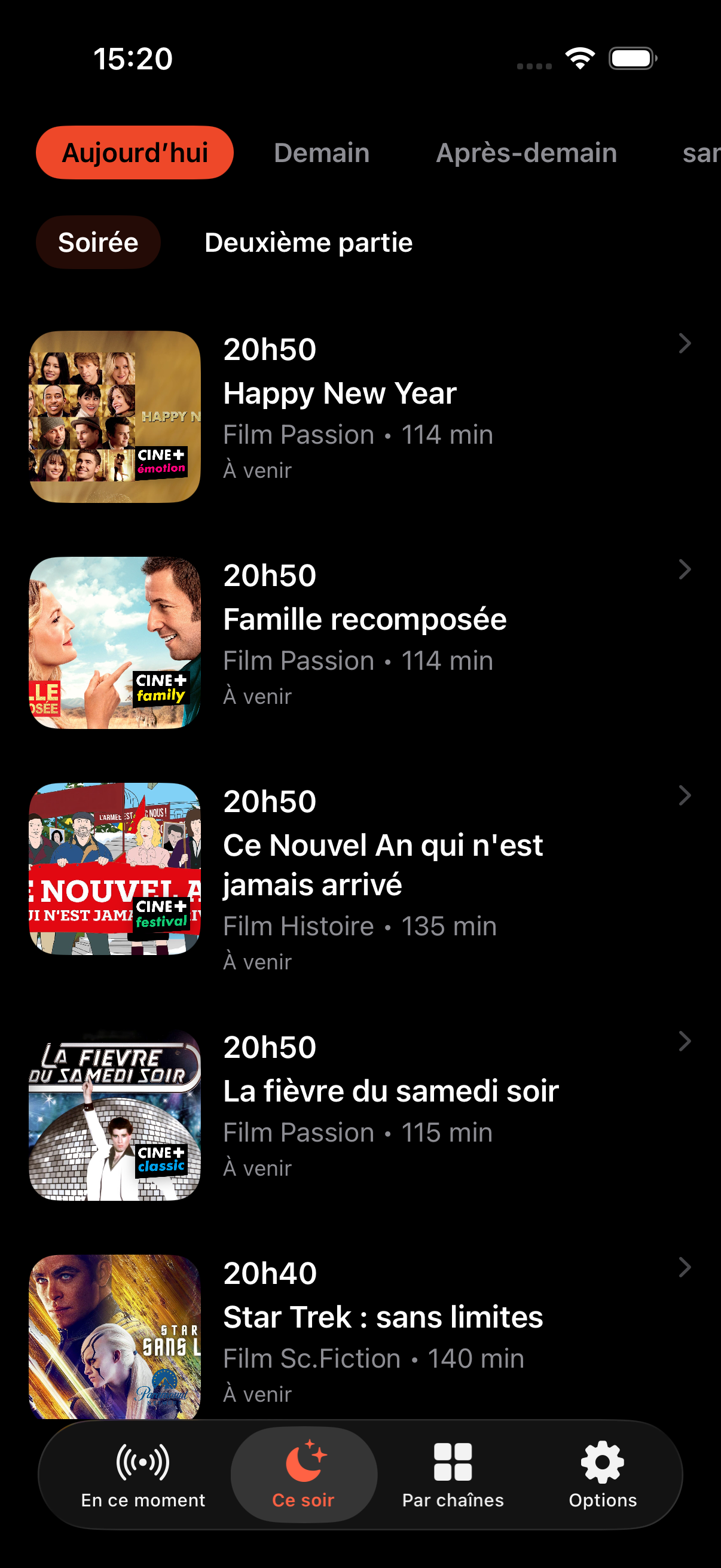 Détails du programme